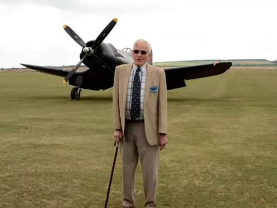 Michael Hordern flew a spitfire in WW2. Picture contributed