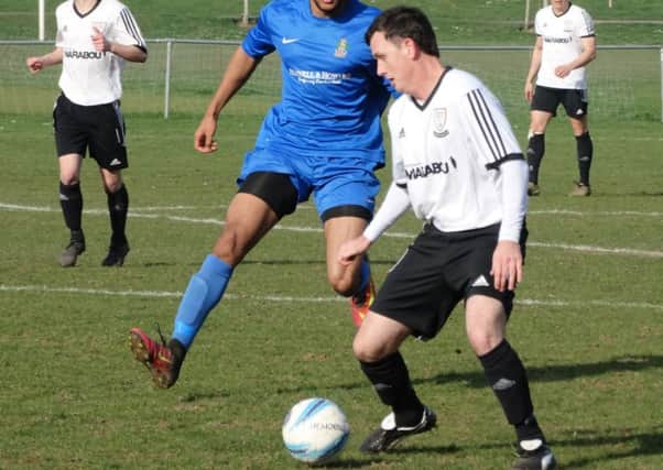 Craig Ottley on the ball during a previous meeting between Bexhill United and Selsey. Picture courtesy Mark Killy