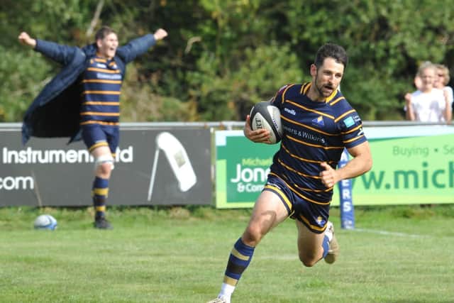 Matt McLean got two tries as Raiders overcame Birmingham & Solihull. Picture by Stephen Goodger