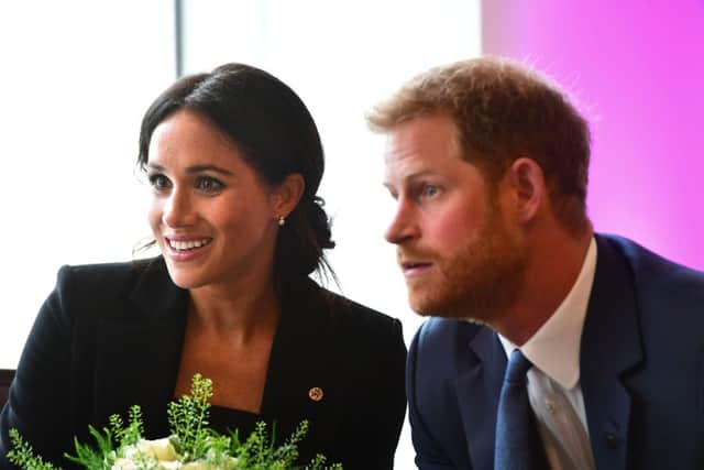 The Duke and Duchess of Sussex at the annual WellChild Awards at the Royal Lancaster Hotel in London. PRESS ASSOCIATION Photo. Picture date: Tuesday September 4, 2018. See PA story ROYAL WellChild. Photo credit should read: Victoria Jones/PA Wire