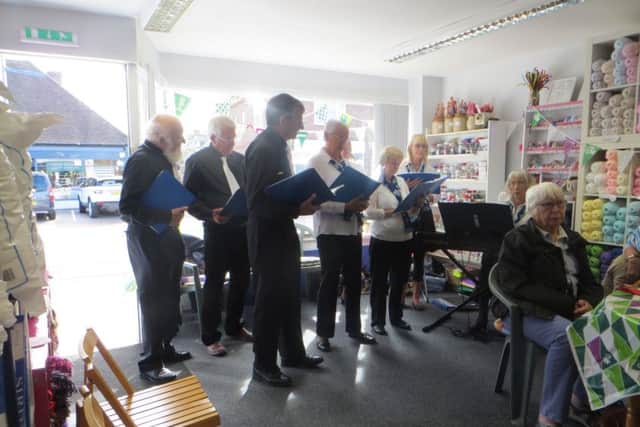 Gainsborough Singers of Selsey at Seal Island Wool