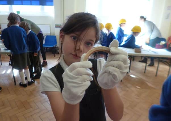 Pupild from Castlewood School in Southwater recently visited Worthing Museum to leavrn more about the Stone Age SUS-180110-151319001