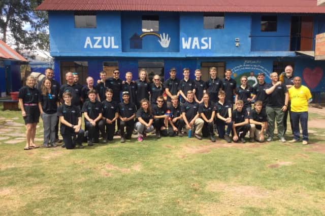 Three Air Cadets from Horsham travelled 6000 miles to South America for a once in a lifetime trip to Peru SUS-180210-110259001