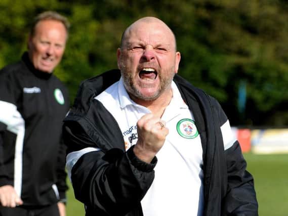 Burgess Hill Town boss Ian Chapman is confident that he is the right man to turn Hill's poor form around ahead of their league trip to high-flying Bognor Regis Town tonight. Picture by Steve Robards.