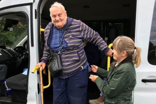 Spencer Gee, from Upper Beeding, has used the services of Community Minibus Association West Sussex for the past ten years