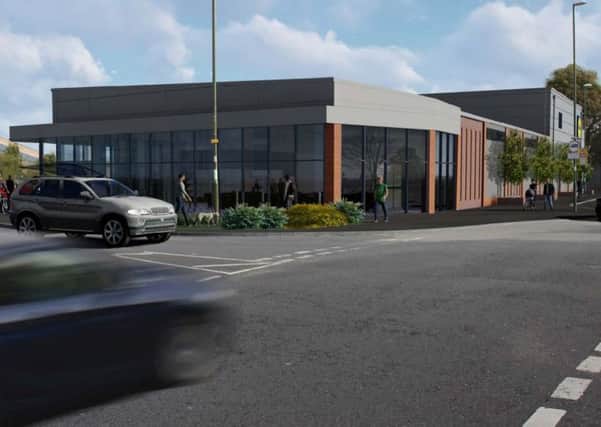 Artist's impression of the new Lidl store which appears on the Horsham District Planning Portal