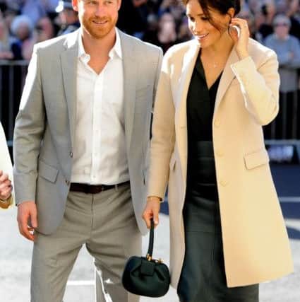 Harry and Meghan, Duke and Duchess of Sussex visit Chichester. Pic Steve Robards SR1825096 SUS-180310-131133001