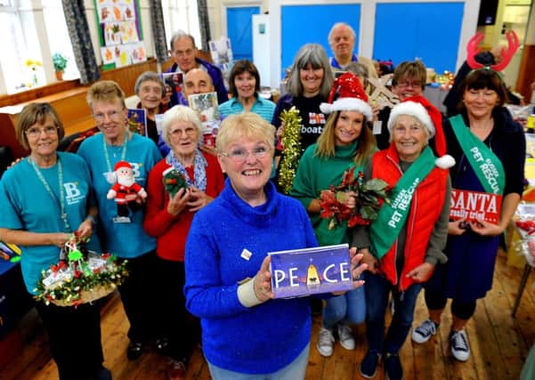 Various charities were represented at the annual Christmas sale in Shoreham. Picture: Steve Robards SR1825717