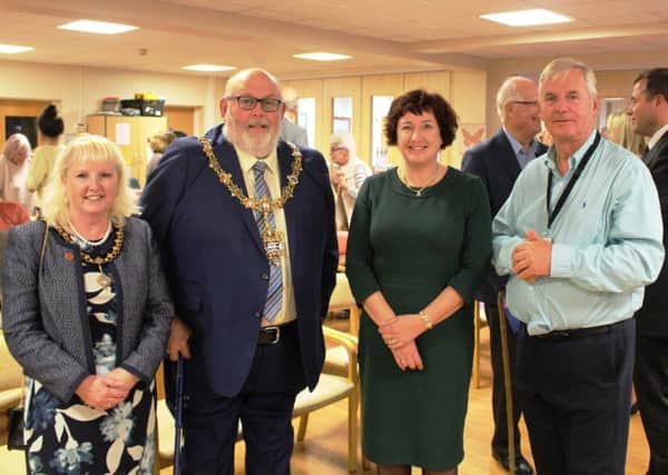 Worthing mayor and mayoress Paul and Sandra Baker with chief executive Suzanne Millard and chairman Allan Reid
