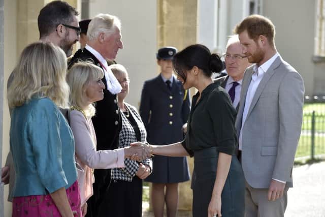 The Duke and Duchess of Sussex, Prince Harry and Meghan Markle visit Brighton. 

Royal rota: Picture:  Allan Hutchings