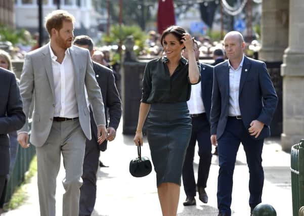 The Duke and Duchess of Sussex, Prince Harry and Meghan Markle visit Brighton.   Royal rota: Picture:  Allan Hutchings