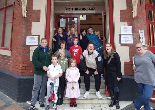 Children and young people from CREATE outside the Picturedrome in Bognor Regis. Picture contributed.