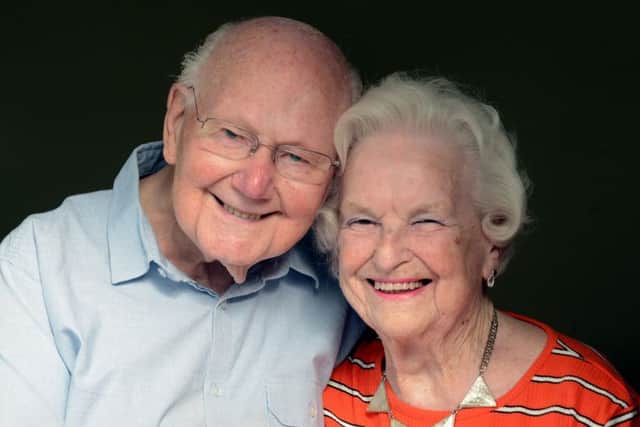 Basil and Madge Lambert who are celebrating their Platinum Wedding anniversary. ks180499-1 SUS-180910-202459008