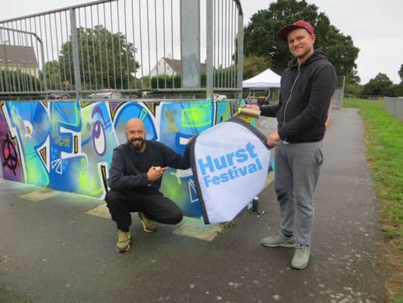 Colourful new look at skatepark