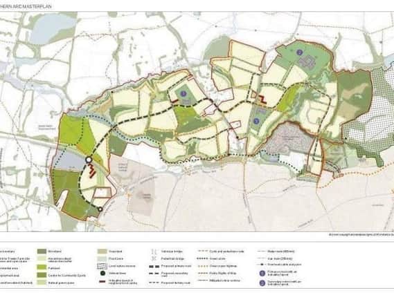 The Northern Arc masterplan by Homes England