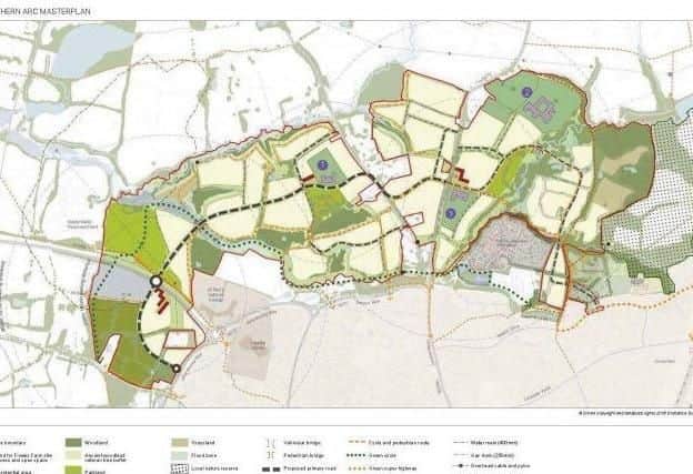 The Northern Arc masterplan by Homes England