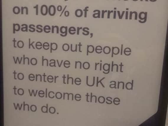 The sign at Gatwick Airport. Photo: Captain SKA / Twitter