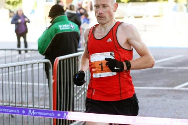 James Baker wins his seventh Chi Half / Picture by Derek Martin