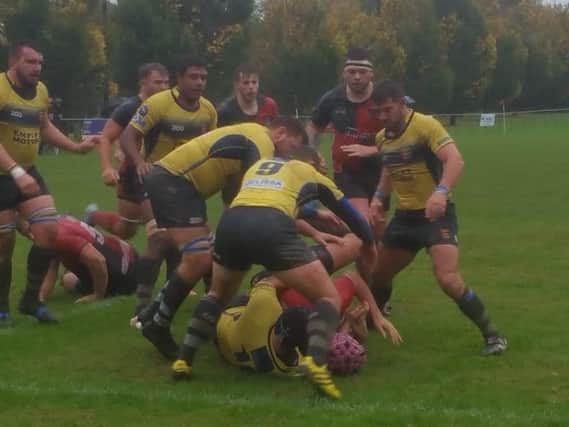 Heath threatened the Dover try line but didnt manage to turn all territory into points and had to settle for a draw against the league leaders