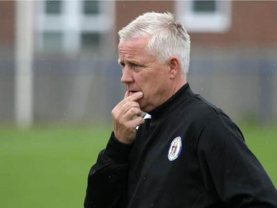 Haywards Heath Town boss Shaun Saunders will rotate his squad for tonight's Sussex RUR Charity Cup game against Bexhill United ahead of their FA Trophy game against Bracknell Town. Picture by Derek Martin.