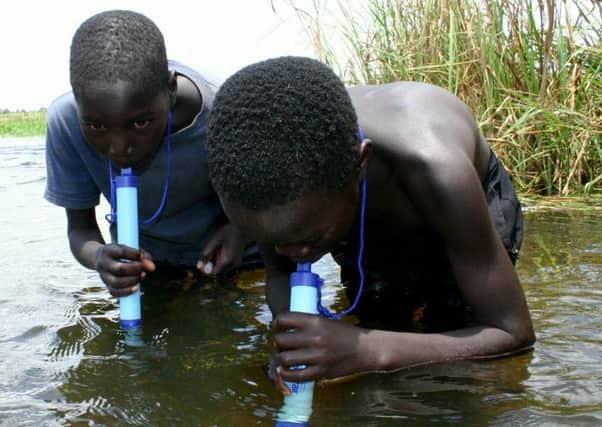 The Rotary Club of Worthing is supporting the LifeStraw, a device to filter dirty drinking water