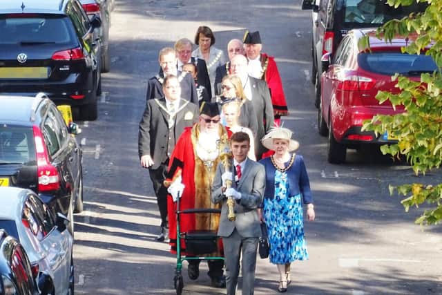 The procession in Worthing