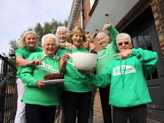 Members of Macmillan cancer support group in Uckfield