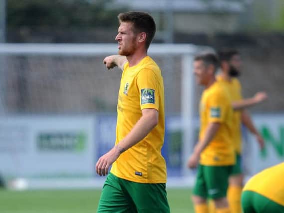 Horsham striker Rob O'Toole is back in line for a start tonight against Poole Town. SR1720434