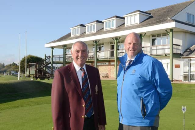 Steve Robinson, club captain, and Stuart McConachie, general manager of Littlehampton Golf Club