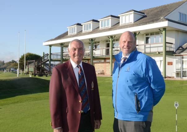 Steve Robinson, club captain, and Stuart McConachie, general manager of Littlehampton Golf Club