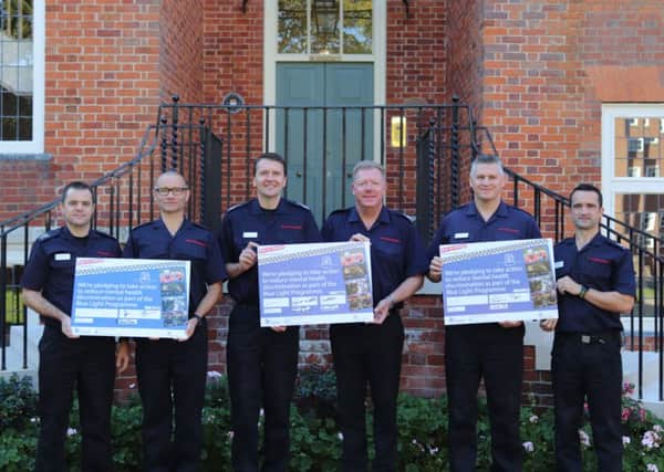 West Sussex Fire and Rescue Service supports World Mental Health Day and makes the Blue Light Pledge