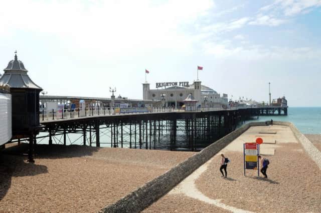 The walk starts and ends at the Brighton Palace Pier
