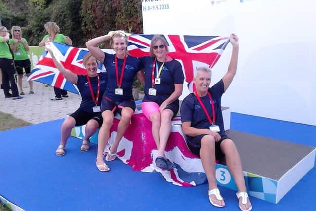 Sally and Lisa Mills enjoyed county championship success in Horsham
