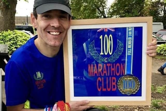Paul Coe has completed 100 marathons