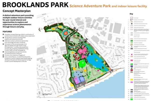 The proposed masterplan for Brooklands Park SUS-181110-165138001