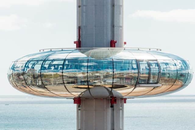 The i360 glass pod (Credit: British Airways i360)