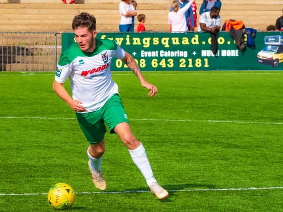 Brad Lethbridge scored the opening goal for Bognor at Tonbridge / Picture by Tommy McMillan