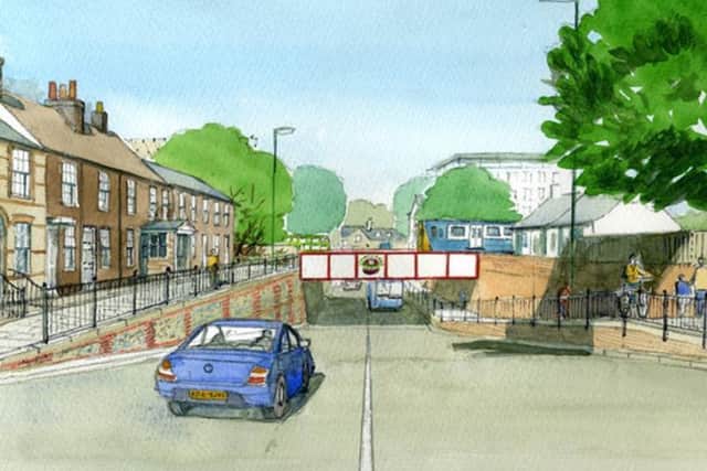 Proposed underpass to replace the Basin Road level crossing (photo submitted).
