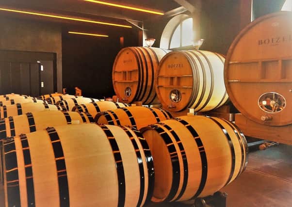 Inside the winery at Boizel