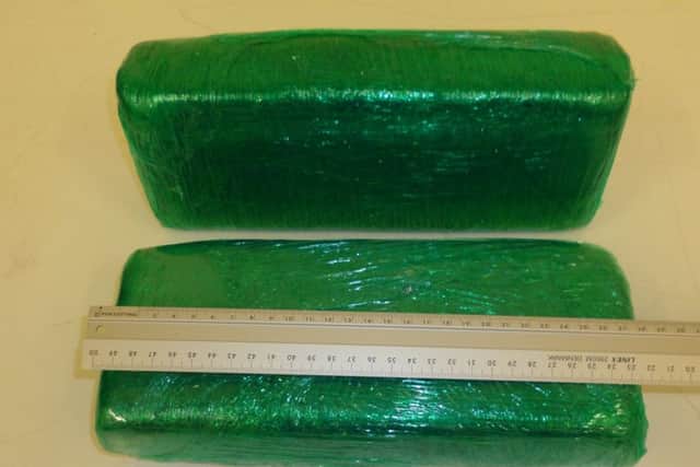 The NCA has released pictures of the cocaine following the sentencing of the two men