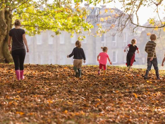 Petworth House and Park - autumn visitors, National Trust Images Chris Lacey
