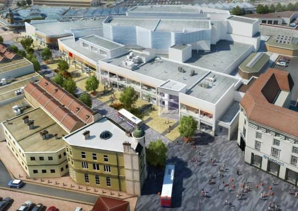 An artist's impression of the improved town centre