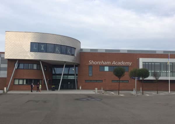 Shoreham Academy in Kingston Lane, Southwick