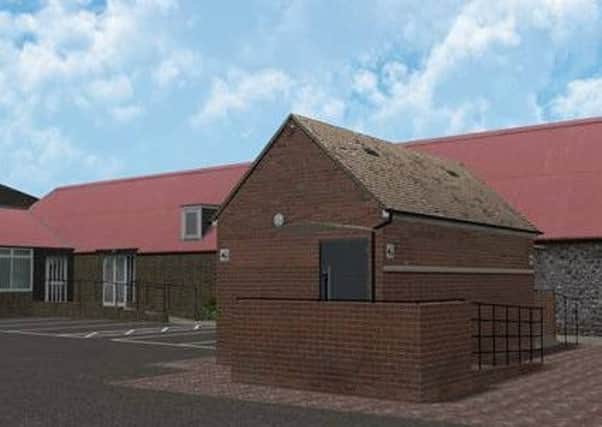 An artist's impression of the refurbished toilet block in Sea Road, East Preston