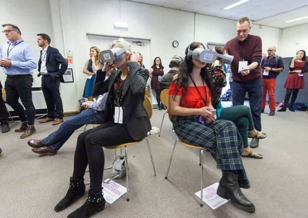 VR experiences at the Brighton Summit