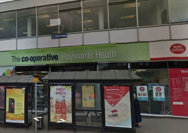 Co-op in South Road, Haywards Heath, which offered Post Office Services. Picture: Google Street View