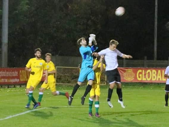 Action between Pagham and Chichester City / Picture by Roger Smith