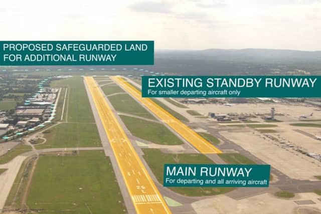 Gatwick additional runway proposals SUS-181017-154532001