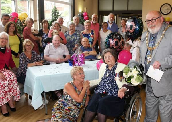 Rene Barclay turned 100 in August. Her story and those of other residents are being shared for the #11for11th campaign. Picture: Derek Martin DM1881392a