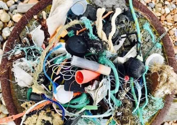 Winchelsea Beach March 2018, where 110 pieces of rubbish were found SUS-181023-133236001